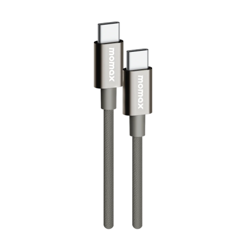 MOMAX ELITE 60W USB-C TO USB-C CABLE 1.5M Titanium