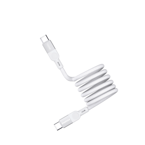 Momax Elite Mag Link 100W USB-c To USB-c Magnetic Cable 1m - White