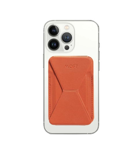 MOFT Snap-On Phone Stand & Wallet Mini (Magsafe Compatible)-New Color 2021 - Orange