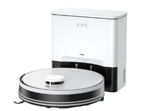 ILIFE A30 Pro Robot Vacuum and Mop with Self-Emptying Station - White