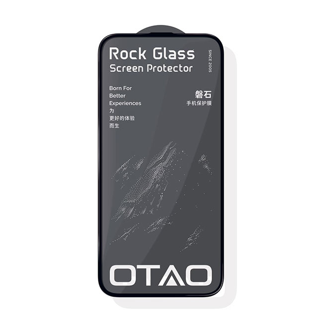 OTAO Rock Glass Clear (Full Cover) Screen Protector - iPhone 16 Pro Max