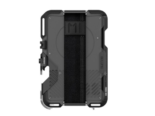 AULUMU G03 Multi-Tool Magnetic Metal Wallet Frosted Cover - Translucent Gray