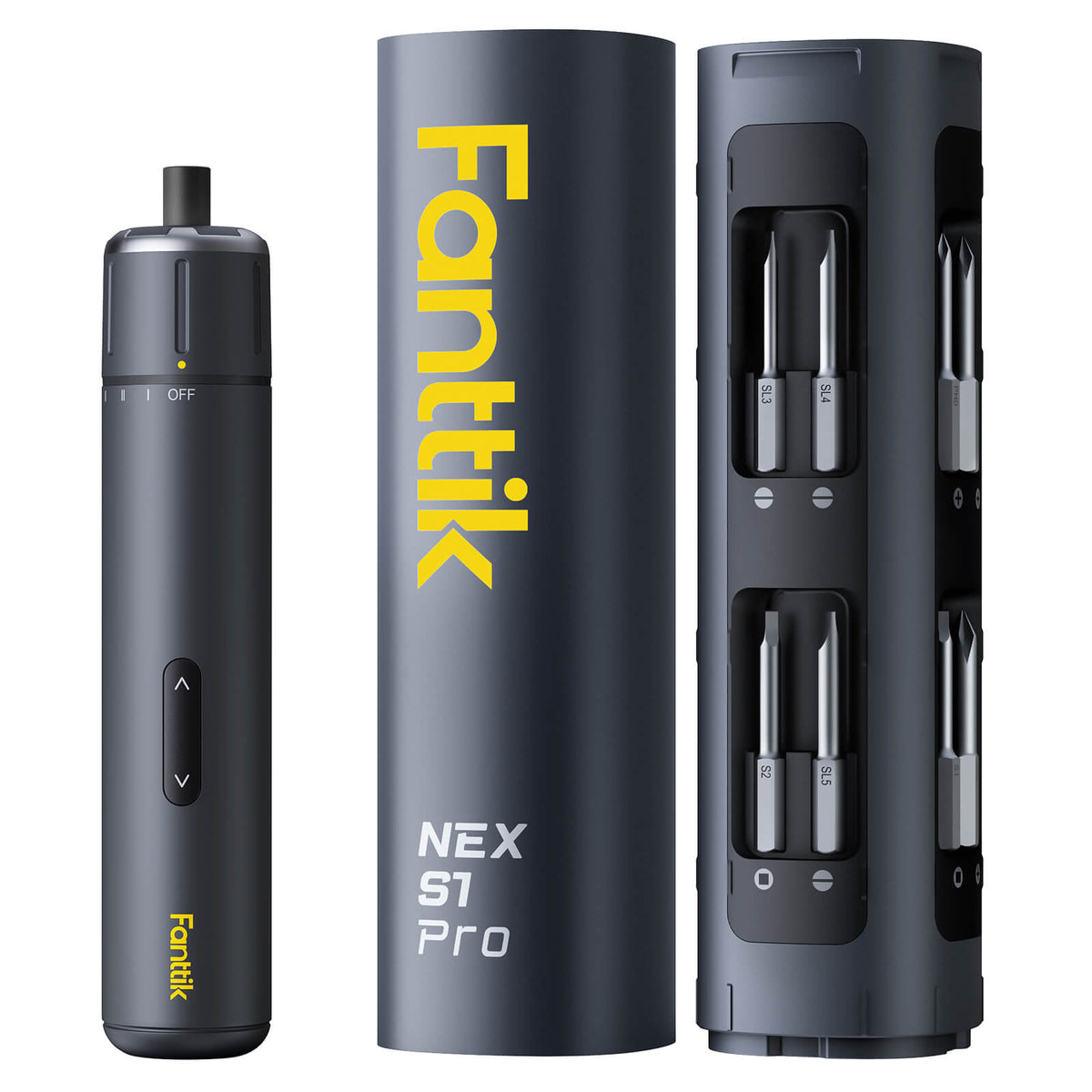 Fanttik NEX S1 Pro Cordless Electric Screwdriver Kit - Gray
