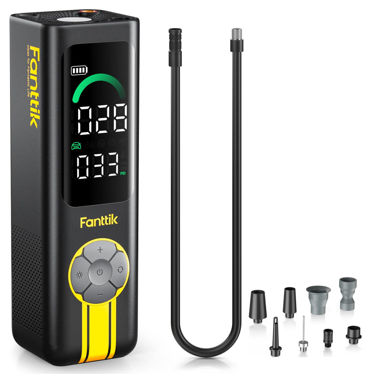 Fanttik X10 Cross 3-in-1 Air Inflator - Black