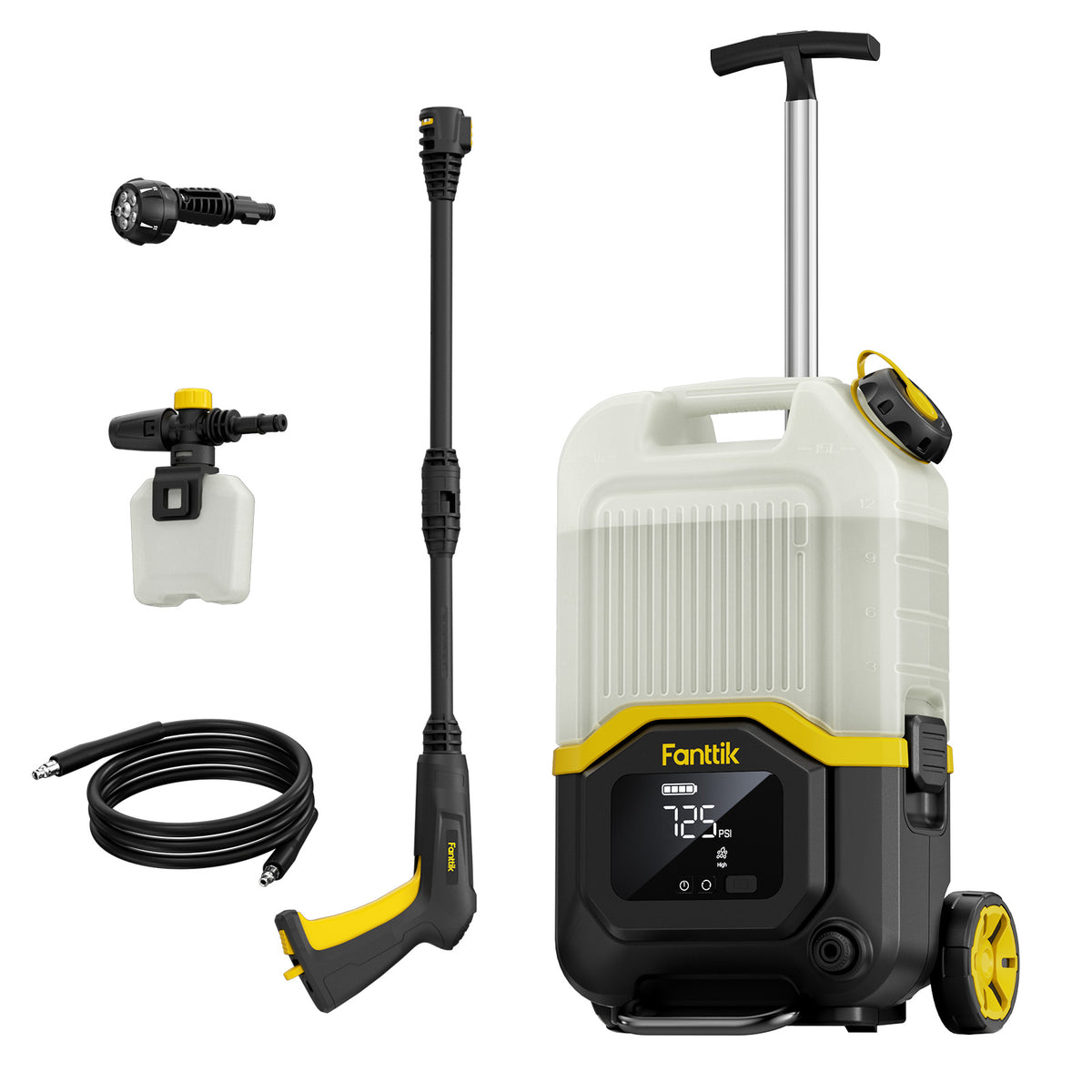 Fanttik NB8 Ultra Cordless Pressure Washer - Gray