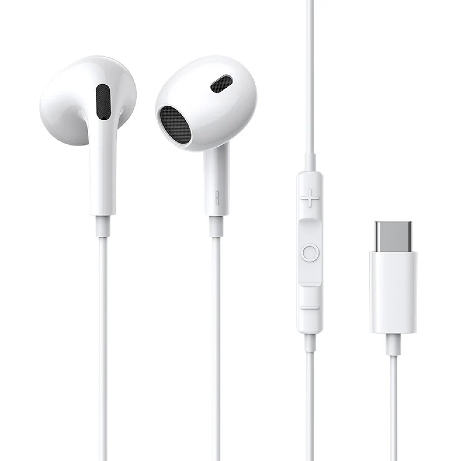 Baseus Encok CZ17 Semi-In-Ear Wired Earphones – White