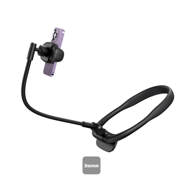 Baseus ComfortJoy Neck Phone Holder – Black
