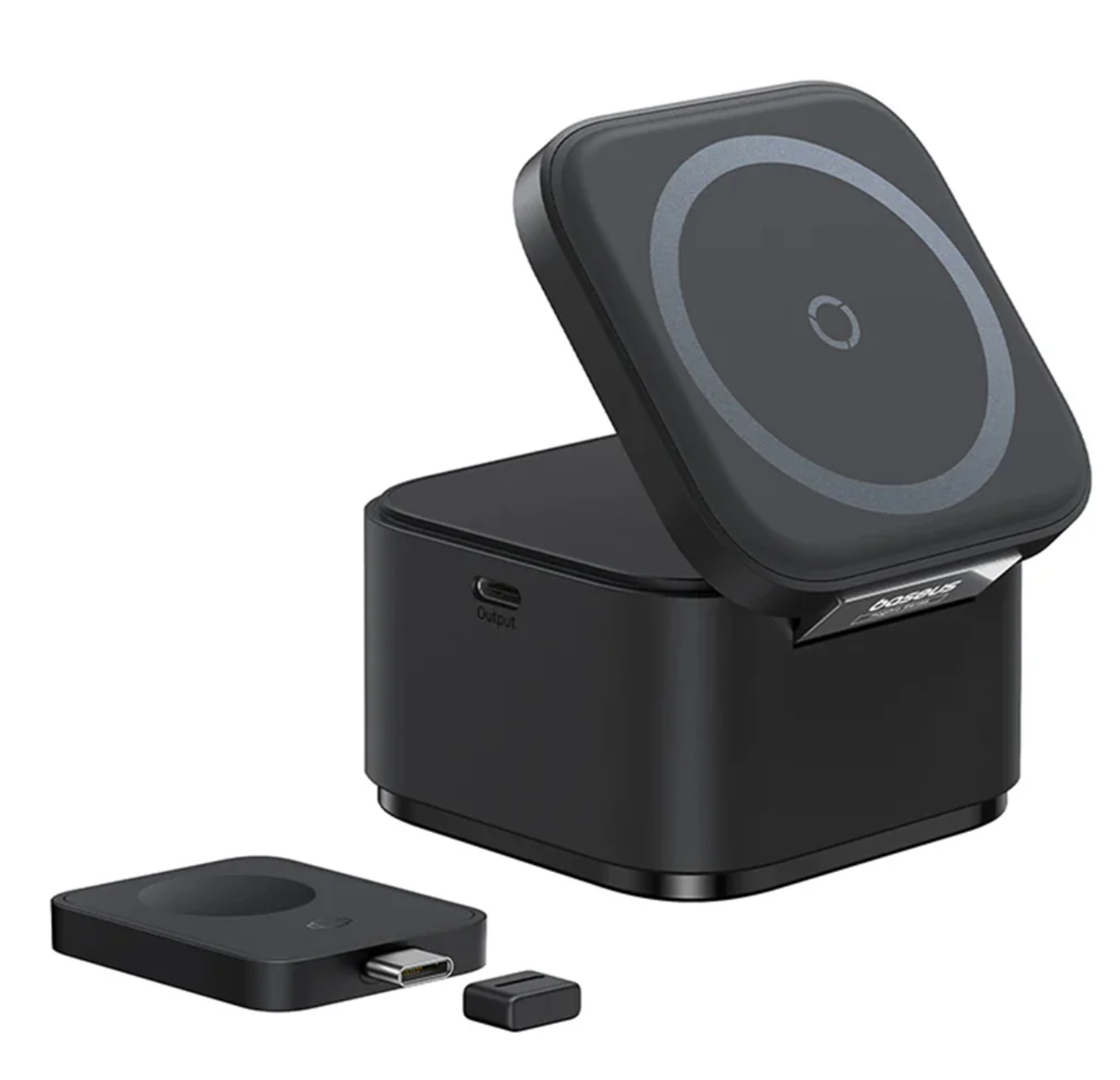 Baseus MagPro 2-in-1 Magnetic Wireless Charger 25W – Black