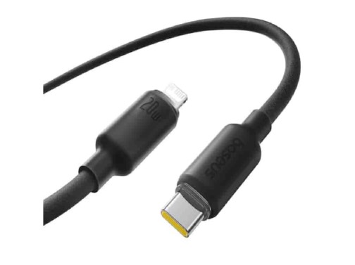 Baseus Foamed Silicone 1m Fast Charging USB-C to USB-C Cable 100W – Black