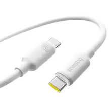 Baseus Foamed Silicone 1m USB-C to USB-C 100W Fast Charging Cable – White
