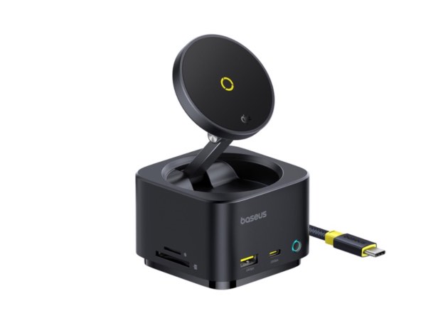 Baseus MagPro II 7-in-1 Magnetic Charging Hub 15W – Black