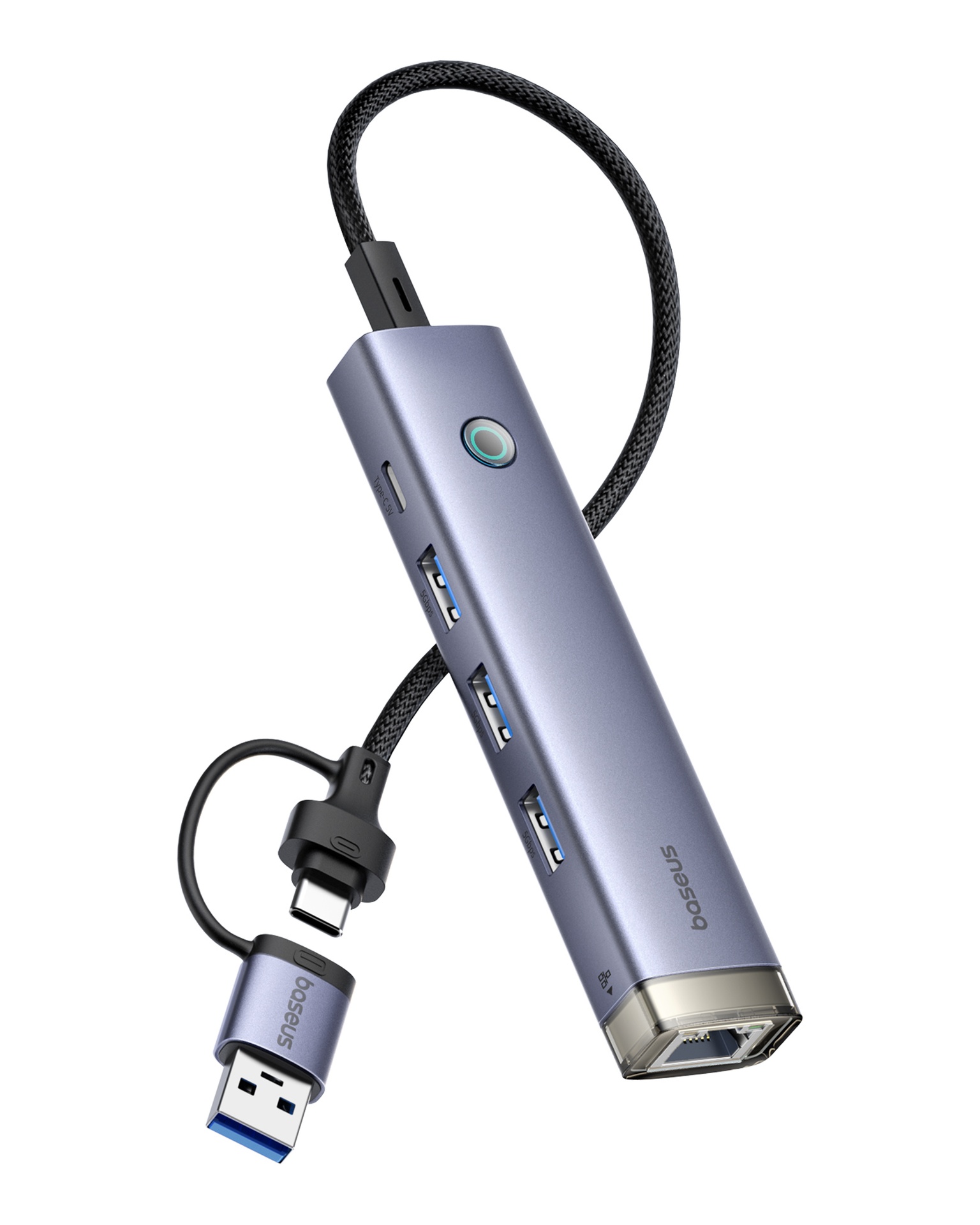 Baseus UltraJoy 4-Port HUB AIR – Space Grey