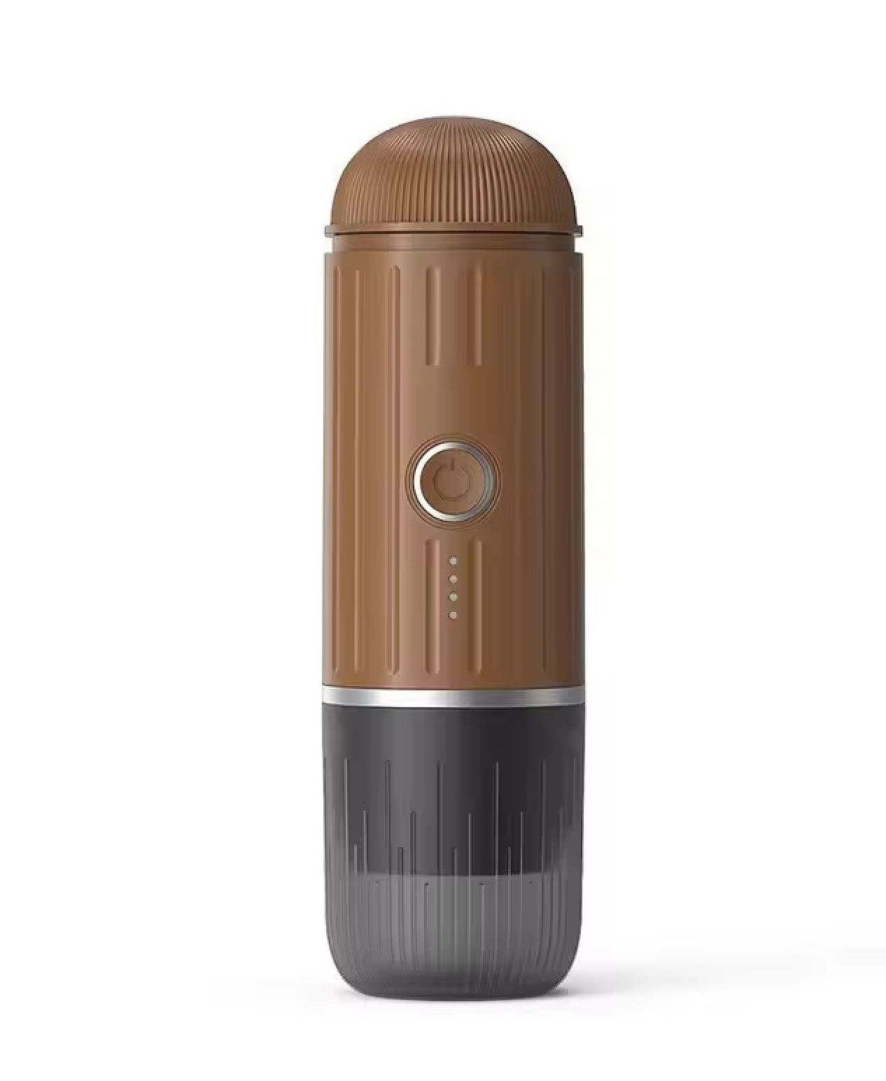 iCafilas 2-in-1 Portable Espresso Maker with Heating - Brown