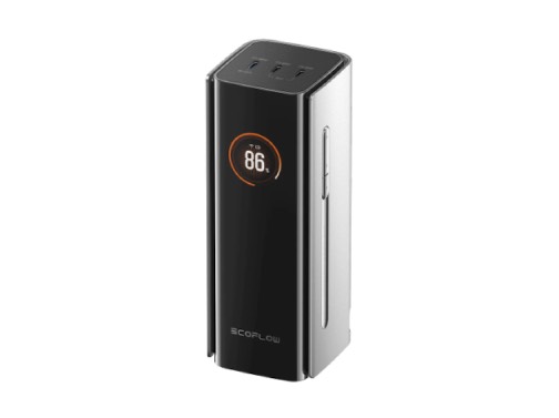 EcoFlow RAPID Pro Power Bank (20,000mAh, 230W, 100W Built-in Cable) - Silver