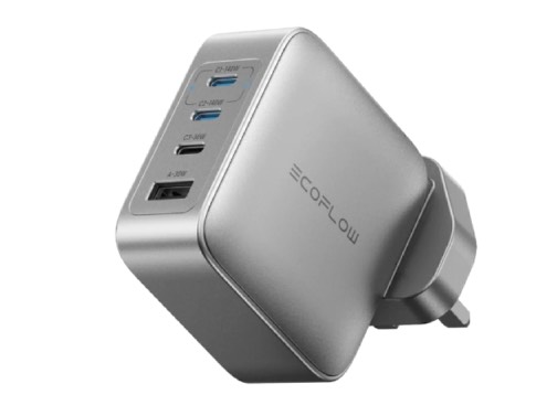 EcoFlow RAPID Pro Charger (140W, 4 Ports, GaN) - Silver