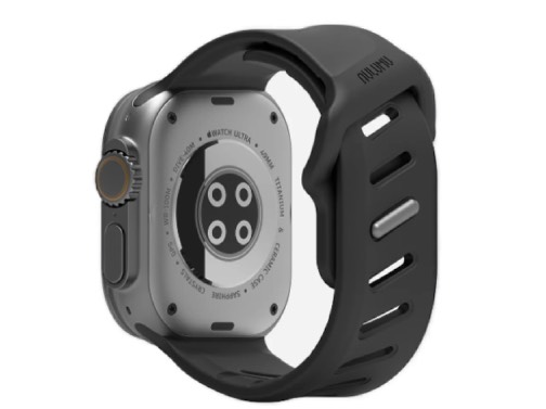 AULUMU A02 Offbeat Sport Band for Apple Watch 44/45/46/49mm - Black