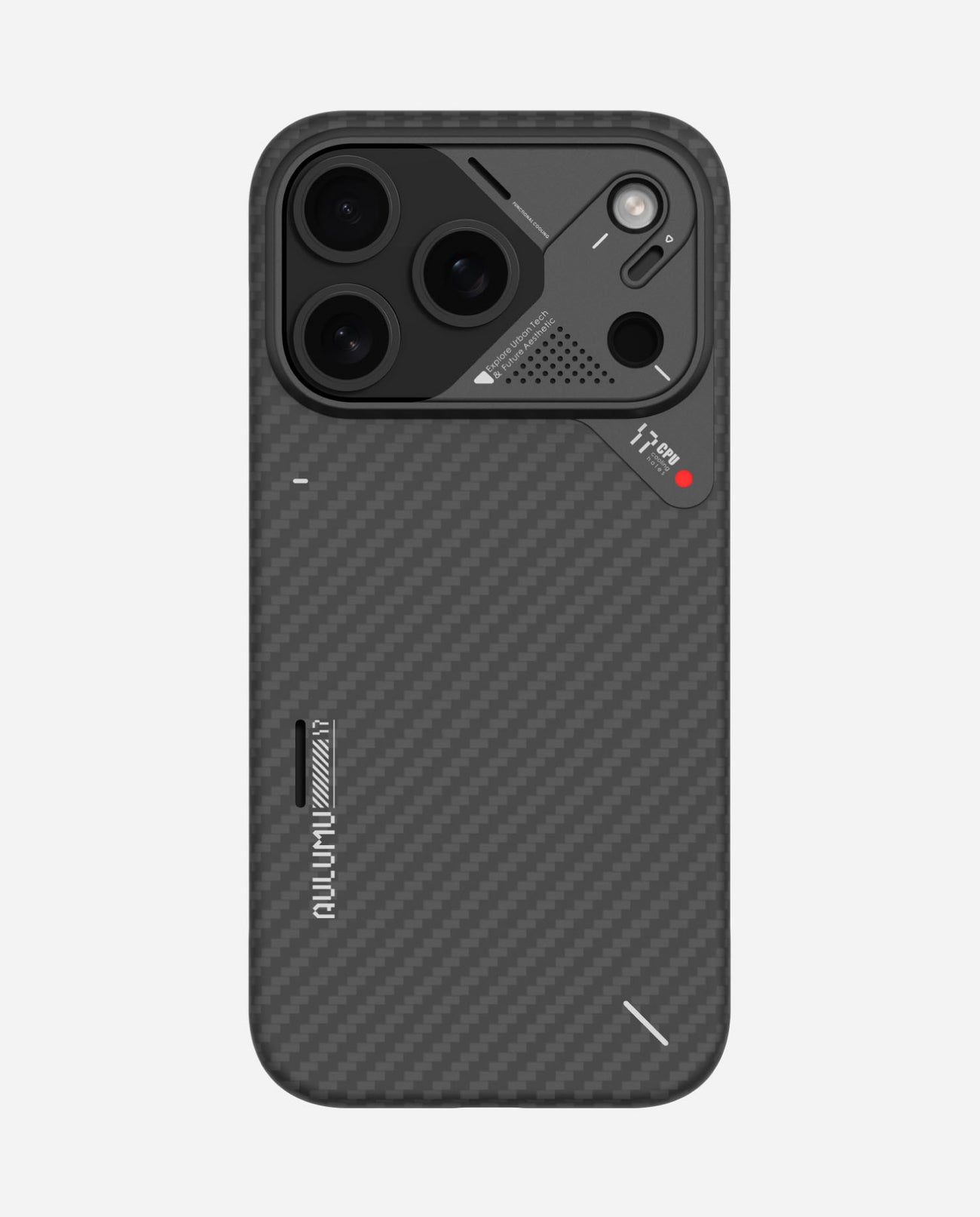 AULUMU A17 Aramid Fiber Case for iPhone 17 Pro - Carbon Fiber