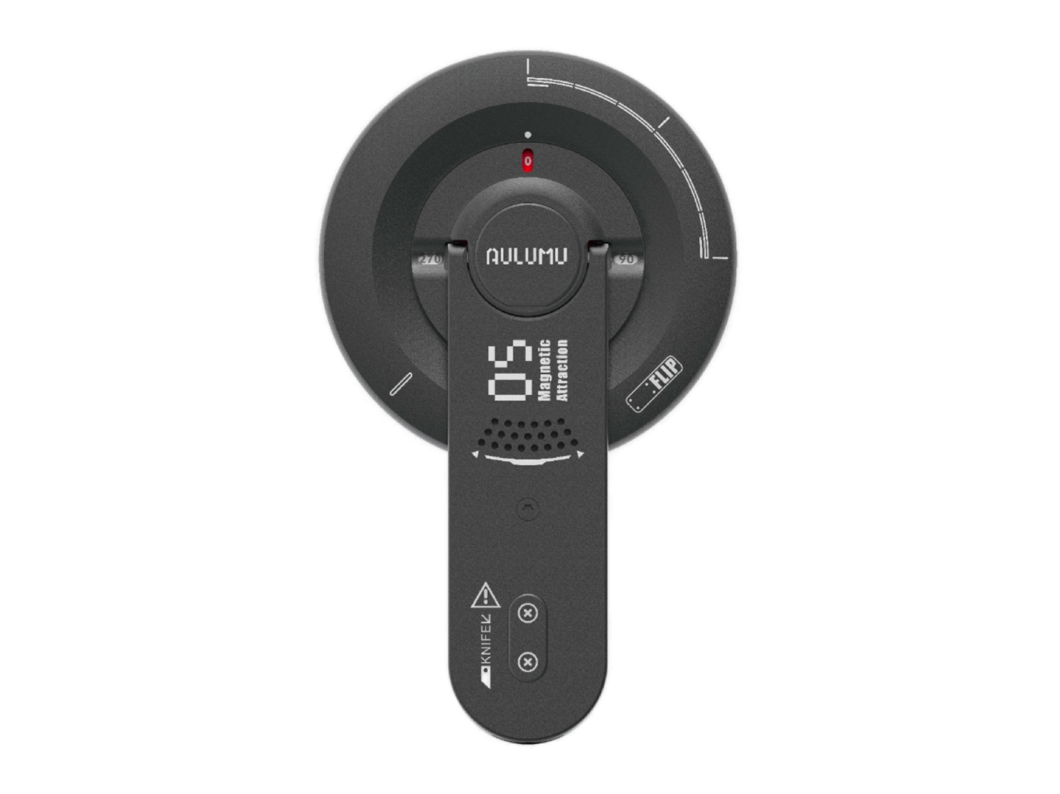 AULUMU G05 Air 5-in-1 Magnetic Phone Kickstand with Box Cutter - Black