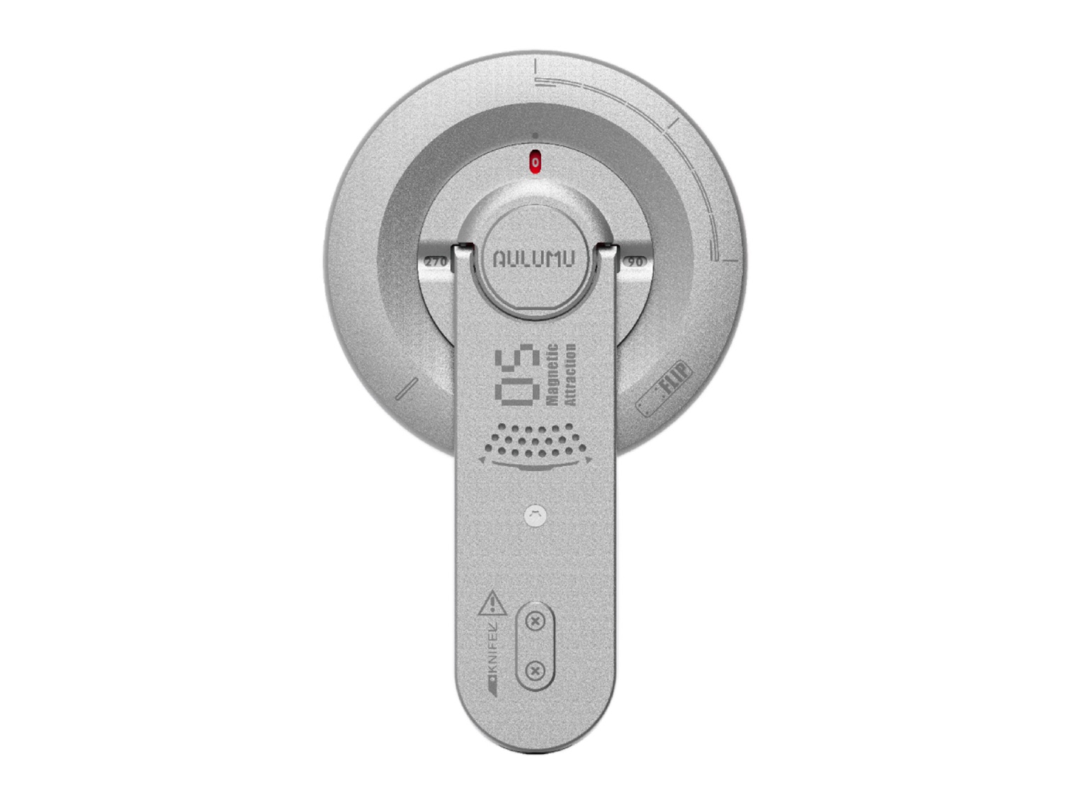 AULUMU G05 Air 5-in-1 Magnetic Phone Kickstand with Box Cutter - Silver