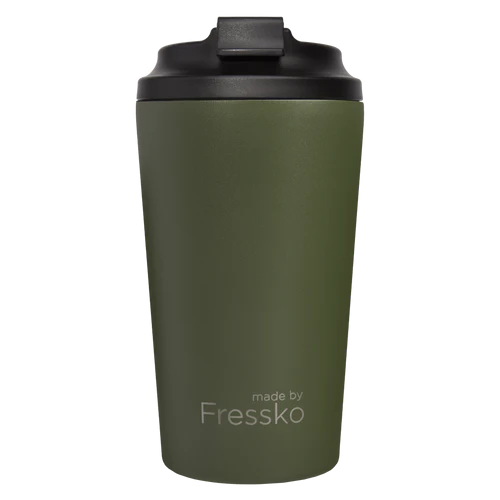 Fressko Grande 475ml / 16oz Cup - Stainless Steel - Khaki