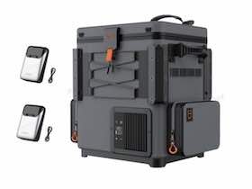 Litheli FrozenPack Portable Fridge Dual Battery - Grey