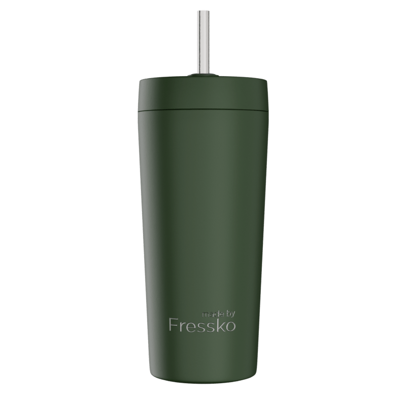 Fressko Venti 600ml / 20oz Tumbler - Ceramic - Khaki