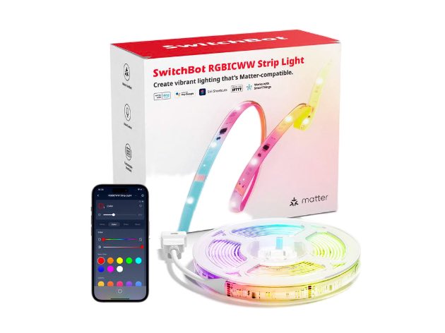 SwitchBot RGBICWW LED Strip Light (Sample)