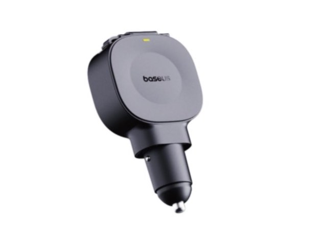 Baseus PrimeTrip VR2 Car Charger with Retractable Cable C+C 45W - Cosmic Black