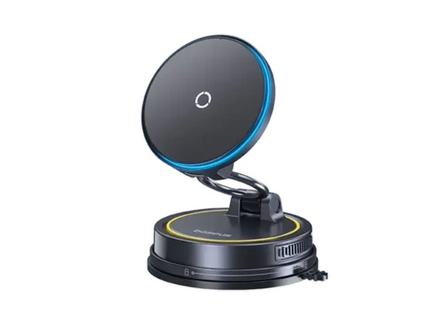 Baseus PrimeTrip VC2 Flex Pro Magnetic Wireless Car Charger Mount Suction Cup Version - Cosmic Black