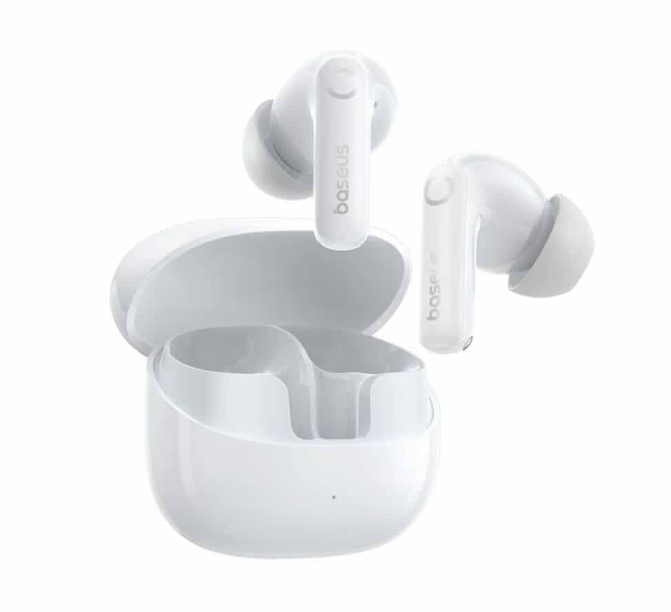 Baseus Bass BP1 NC In-Ear True Wireless Earbuds - Moon White
