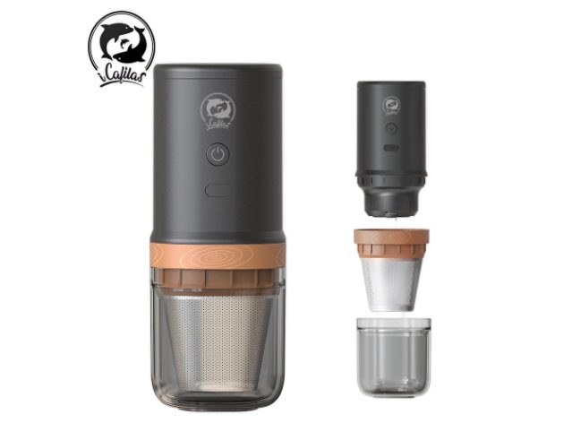 iCafilas Electric Coffee Grinder Solo Dripper - Black