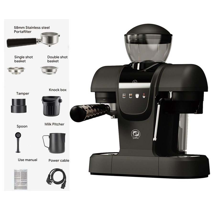 iCafilas Capadeli Portafilter Coffee Maker - Black