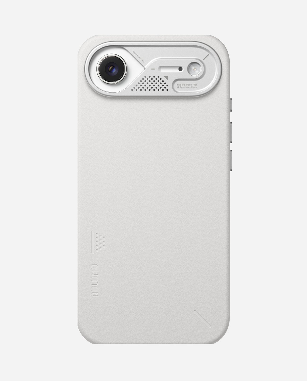 AULUMU A17 Vegan Leather Case for iPhone 17 Air - White
