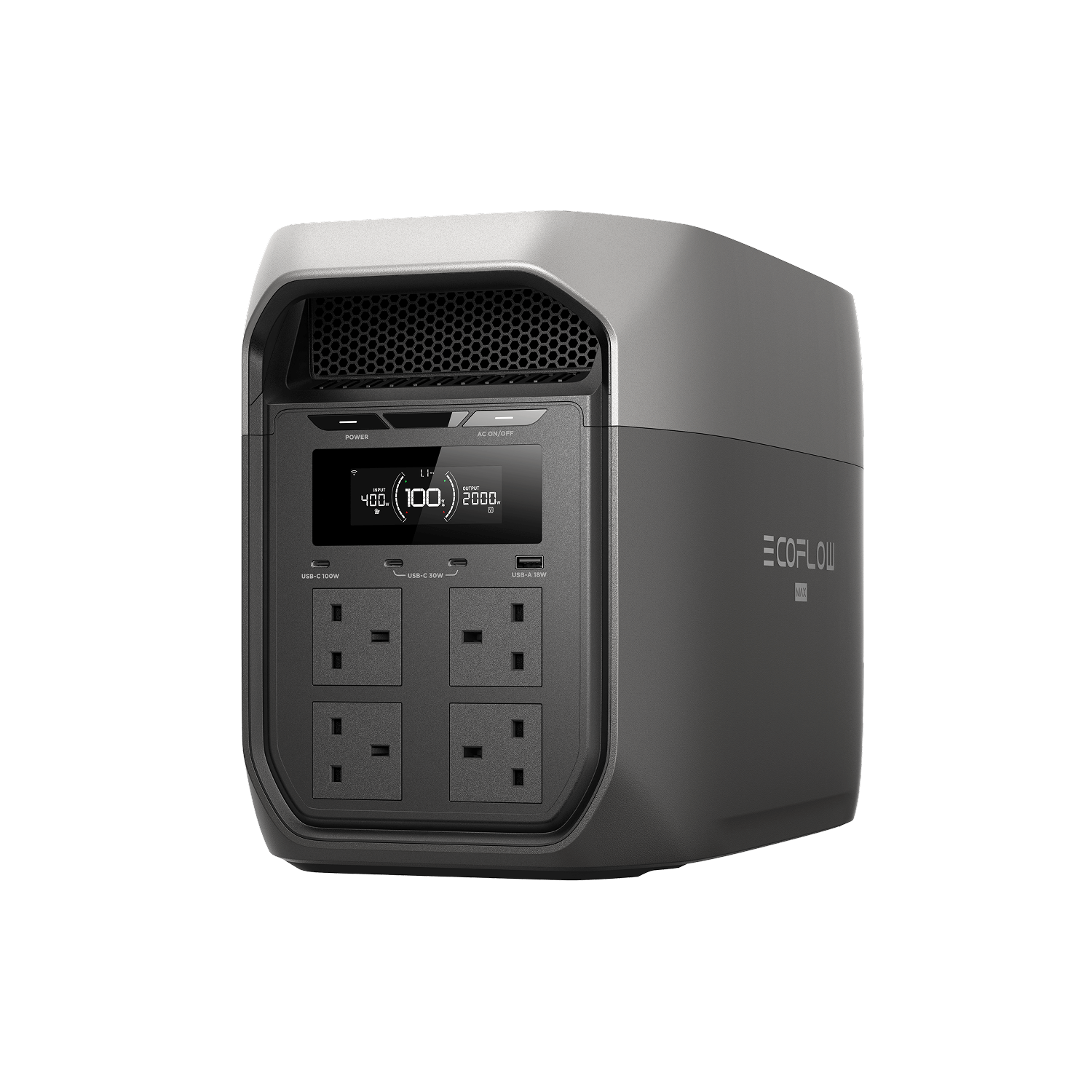 EcoFlow Delta 3 Max (2048Wh / 2400W) Surge 4800W