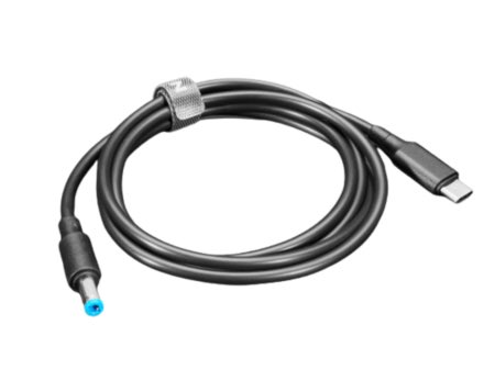 AdaFruit USB Type C 3.1 PD to 5.5mm Barrel Jack Cable - 12V 5A Output 1.2m with E-Mark - Black