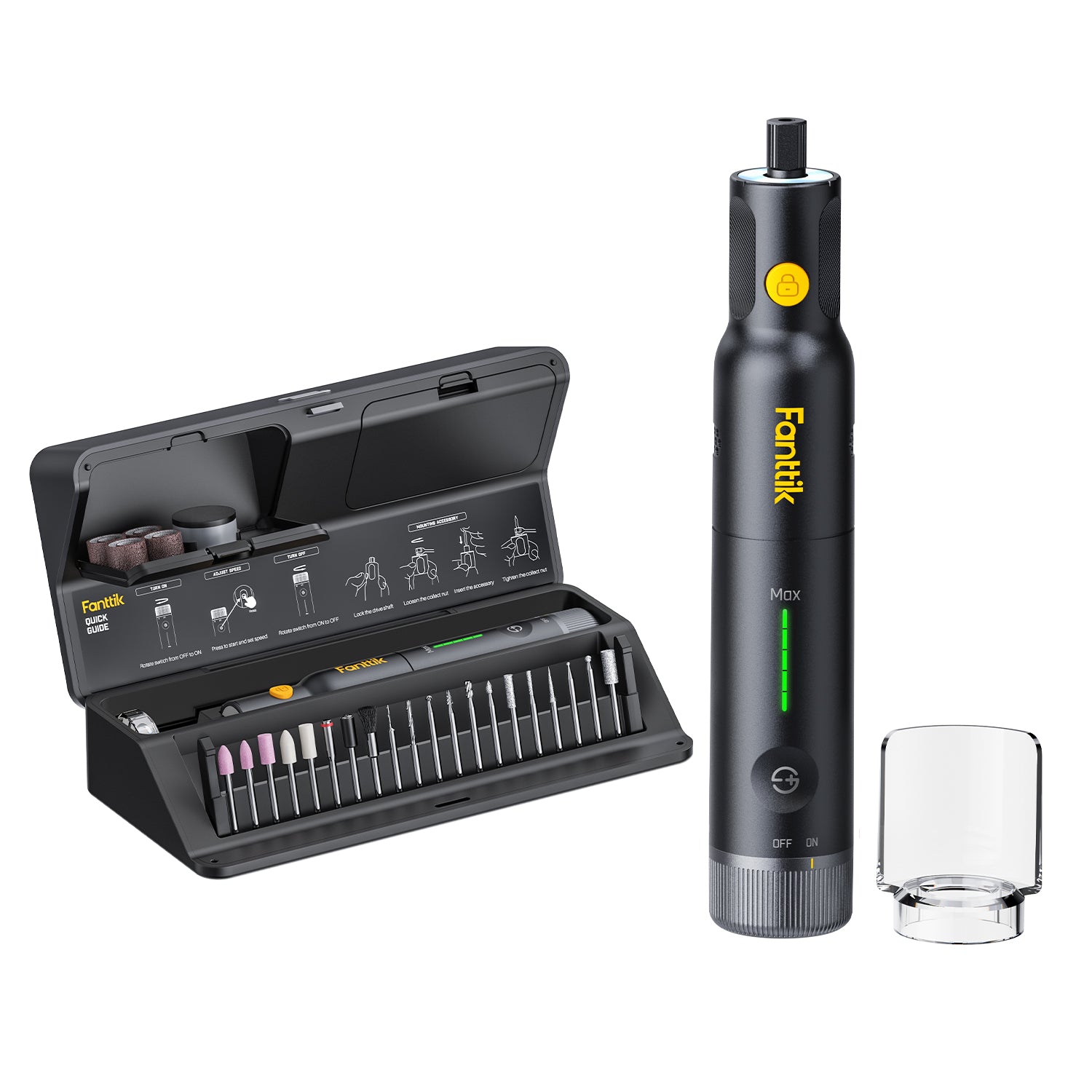 Fanttik F2 Pro Kit Cordless Rotary Tool - Black