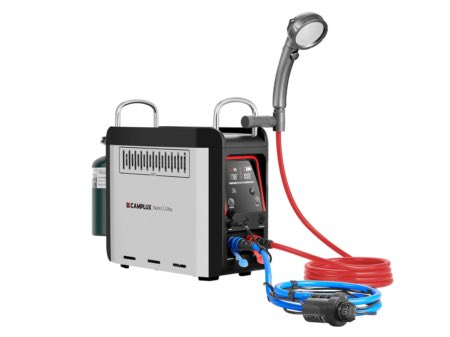 CAMPLUX Nano 3 Ultra Portable Gas Water Heater - Silver