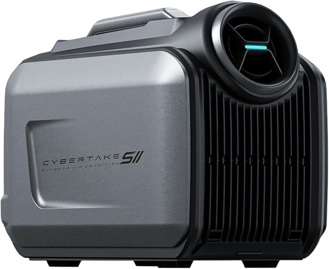 Cybertake S2 Pro 5100BTU Camping Outdoor Air Conditioner - Gray