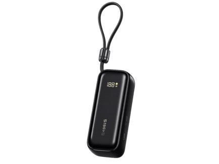 Baseus PicoGo Pro AR11 Power Bank With Retractable Cable and Detachable Carry Cable 20000mAh 100W - Cosmic Black