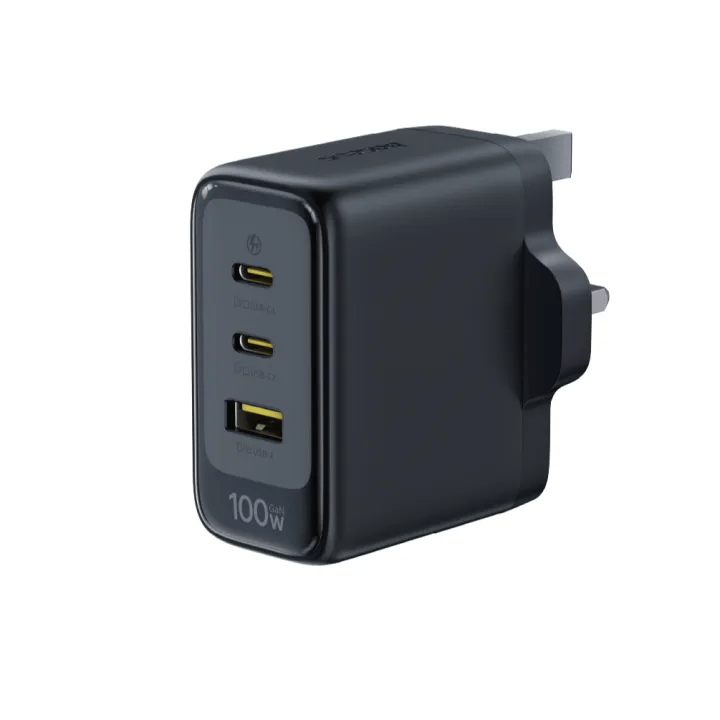 Baseus EnerFill FE22 Fast Charger 2C+U 100W - Cosmic Black