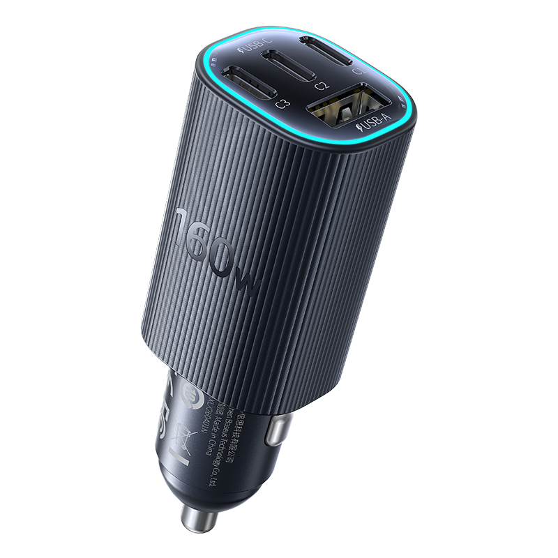 Baseus PrimeTrip VP2 Magnetic Car Charger A+3C 160W - Cosmic Black