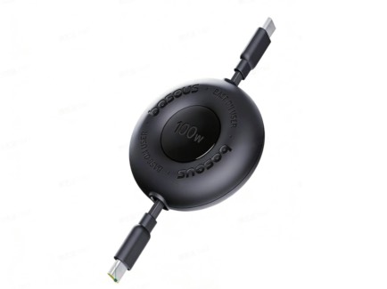 Baseus Free2Pull Pro Retractable Charging Cable USB-C to USB-C 100W 1m - Cluster Black