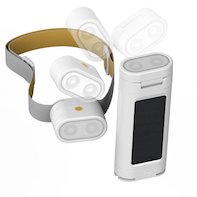 [1035-003-011-001] MPOWERD Luci Beam Solar Headlamp&Flashlight -White