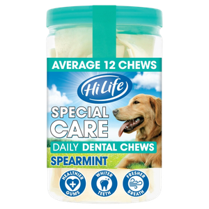 [5011844002131] HiLife Special Care Daily Dental Dog Chews Spearmint, 180g