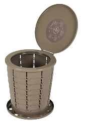 [6927595700716] Naturehike Outdoor folding portable toilet - Khaki