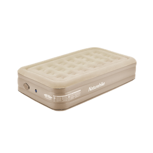 [6927595707081] Naturehike pvc heightened air mattress with air pump single - Khaki