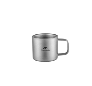 [6927595708903] Naturehike Titanium Double Layer Mug 120ml - Titanium