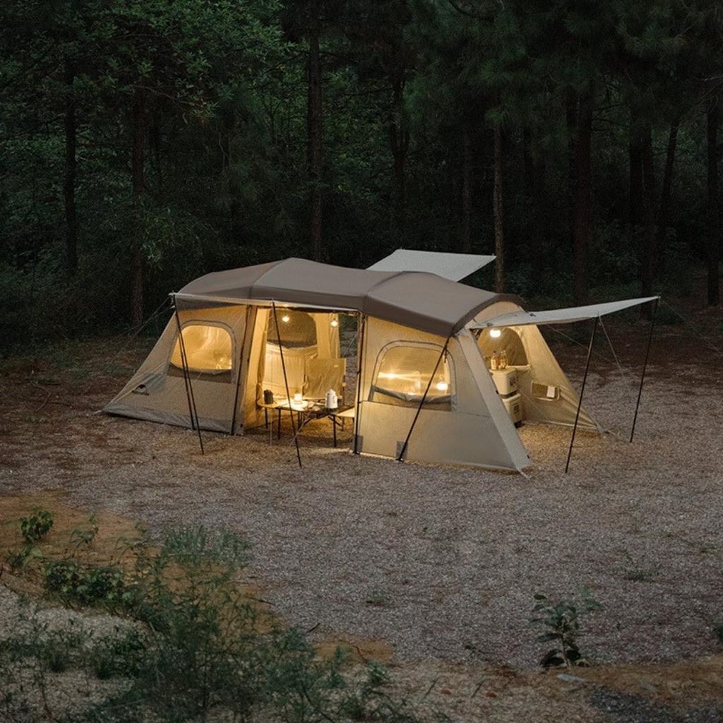 Naturehike Cloud vessel fast tunnel tent - Khaki | Seventh