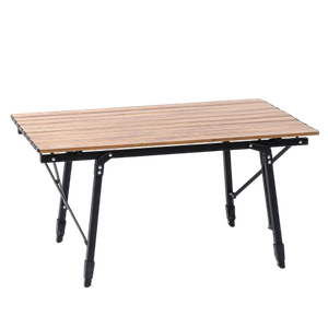 [6927595735169] Naturehike MW03 outdoor telescopic folding table - Wood grain