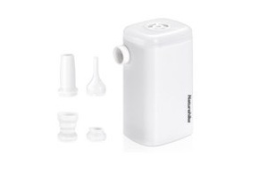 [6927595740590] Naturehike (star road) outdoor multi-function inflating pump q-9e - White